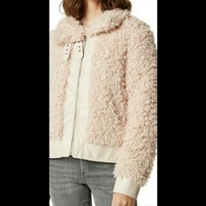 Blank NYC Pink Cloud 9 Bomer jacket L